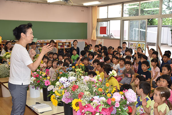 花の日・子どもの日・創立記念礼拝